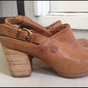 Timberland Leather Clogs